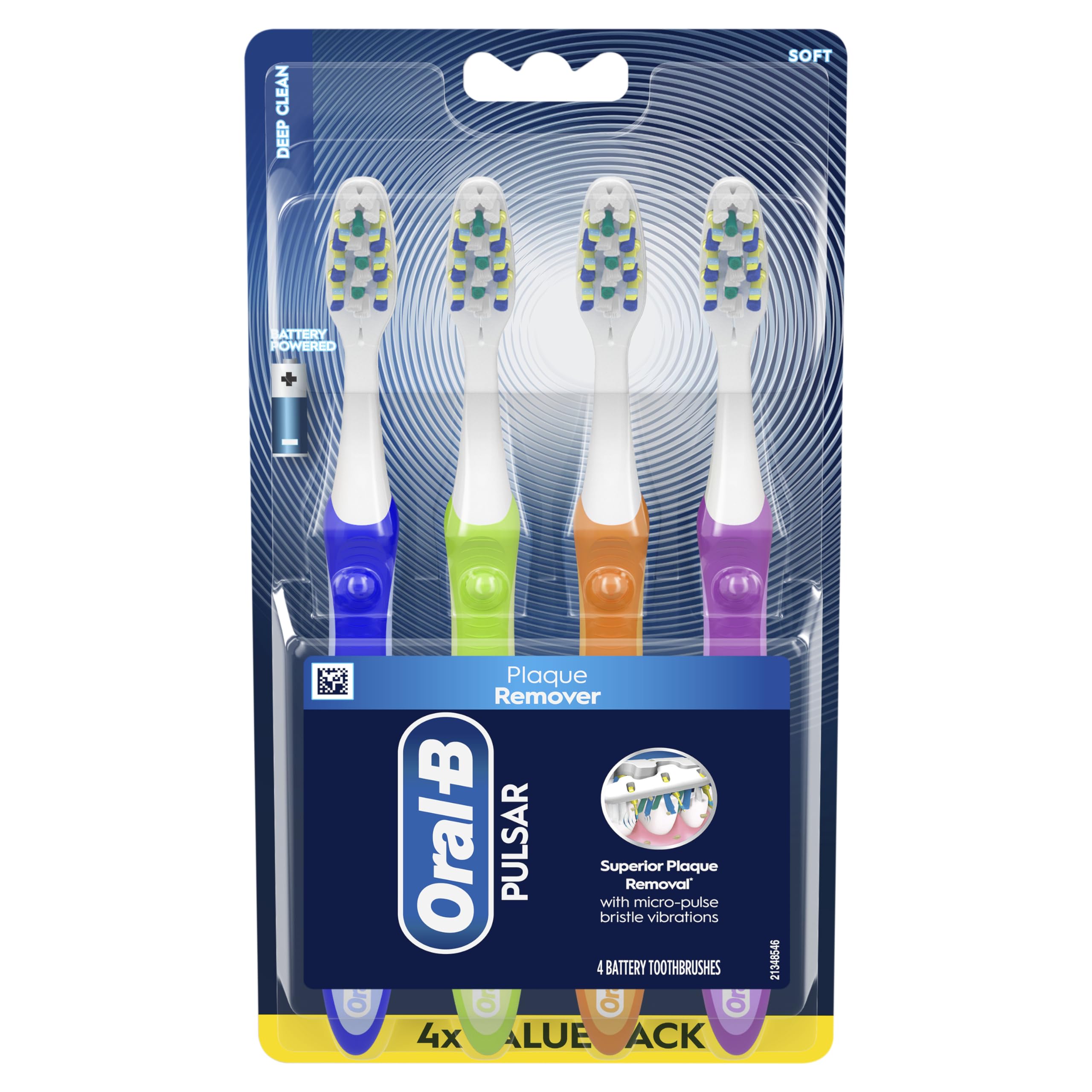 Oral-B Pulsar staged in bathroom setting showing everyday home use