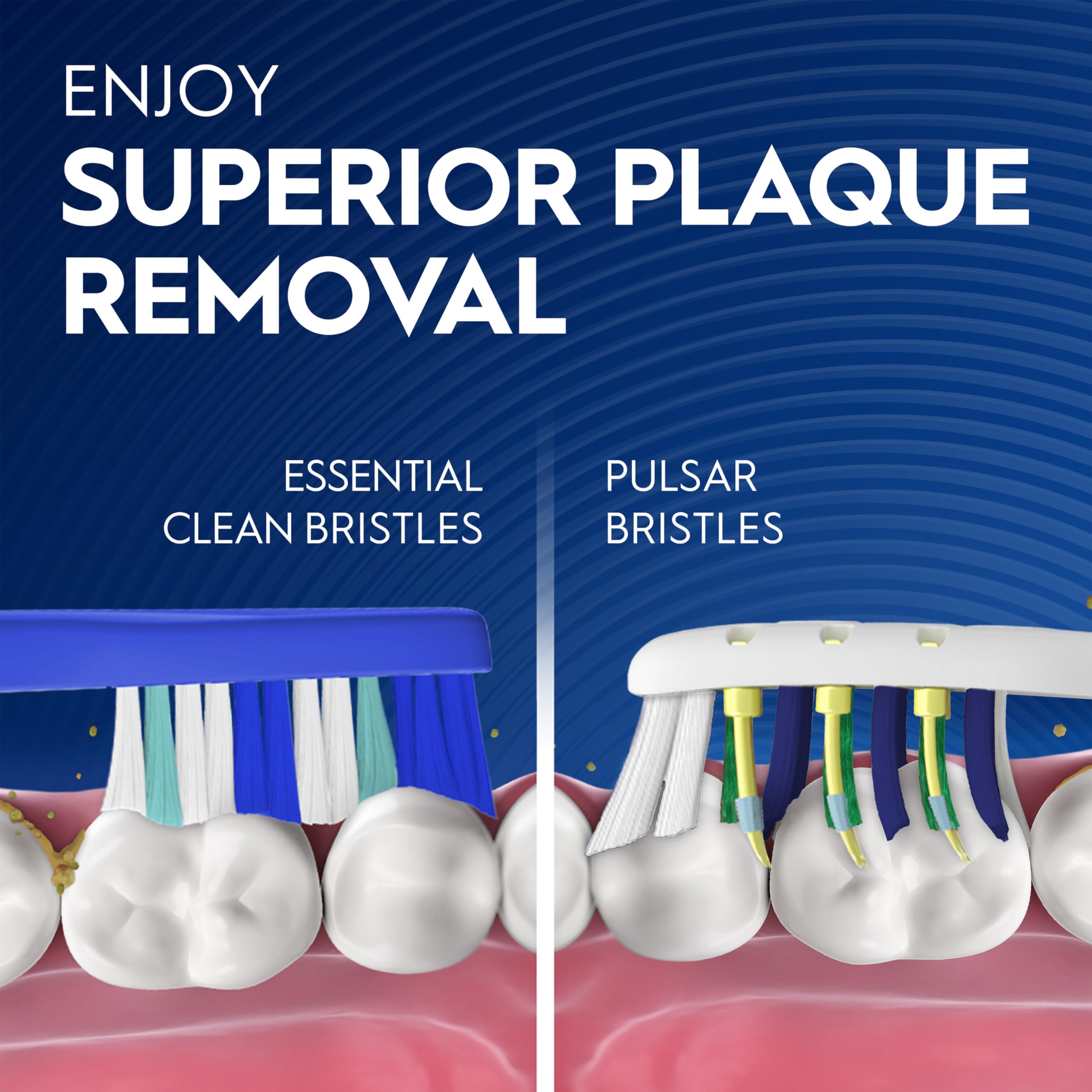 Oral-B Pulsar handle next to battery showing included power source
