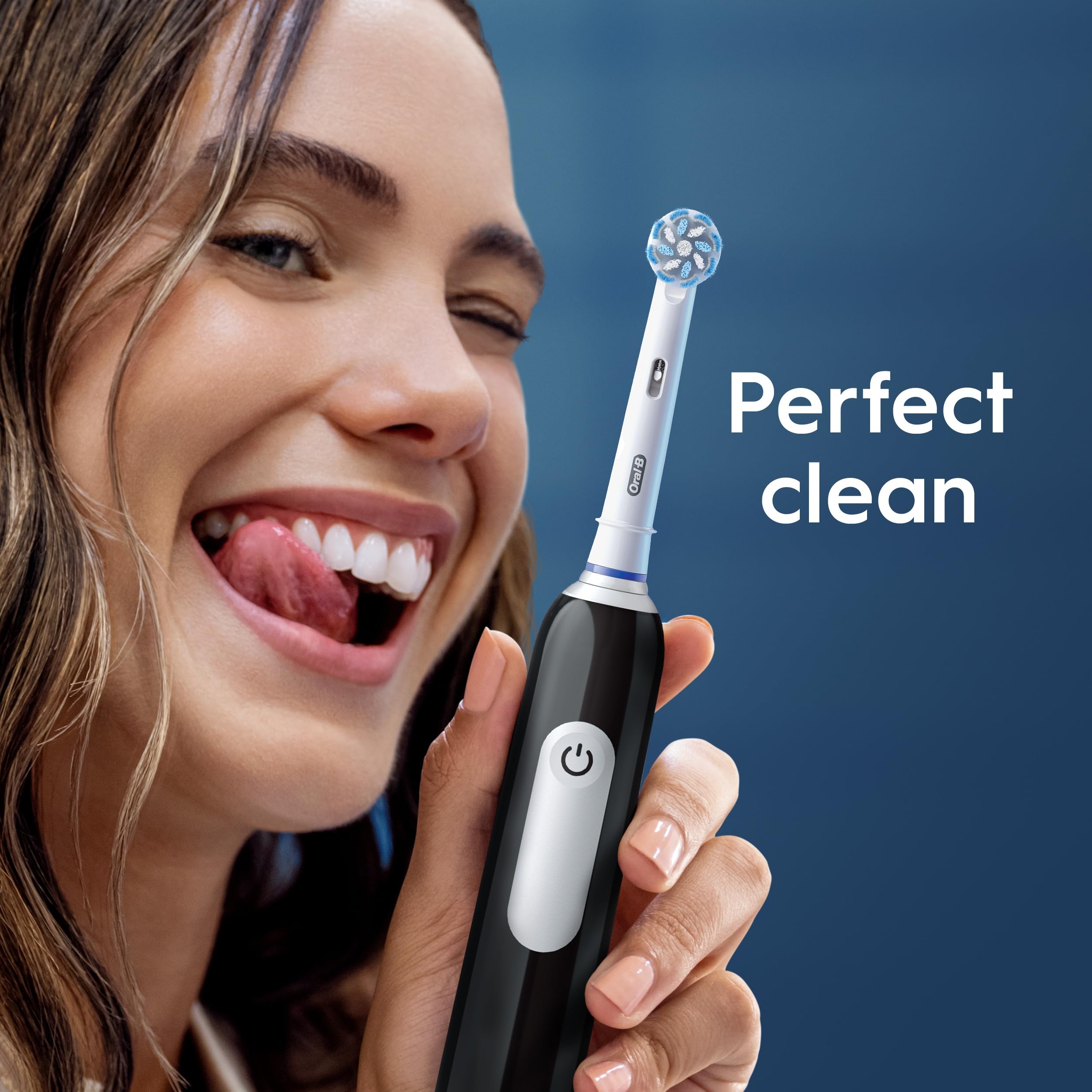 Oral-B textura de filamentos ultrafinos en detalle que mejora la limpieza