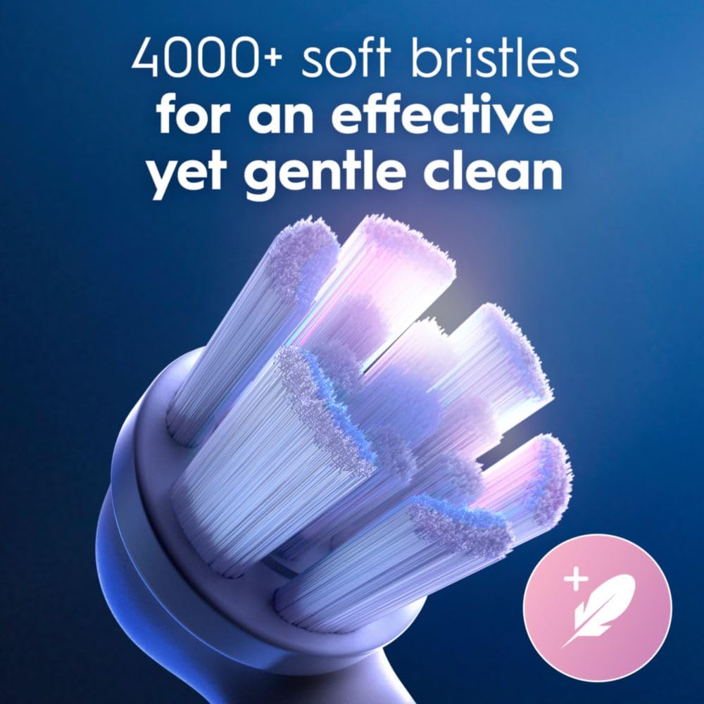 Oral-B vista de filamentos en patrón espiral para adaptación a la forma dental