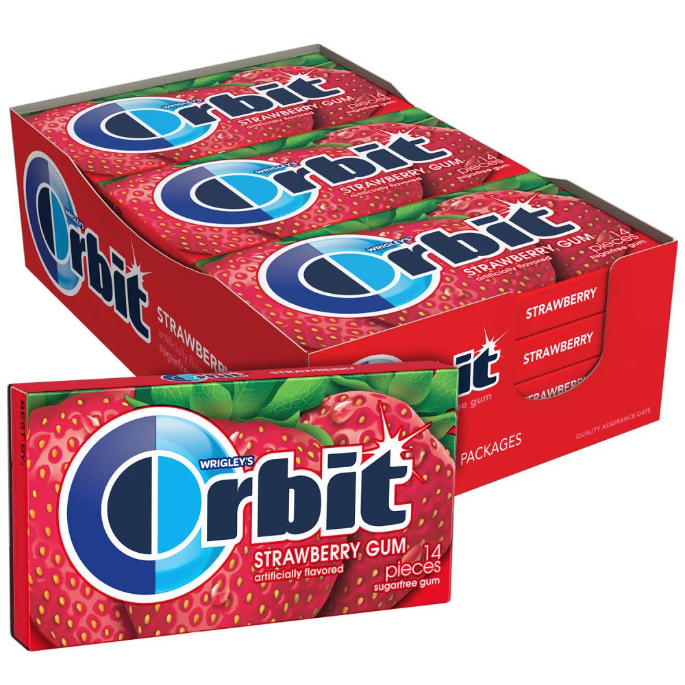 Orbit chicles envueltos individualmente en primer plano, higiene garantizada