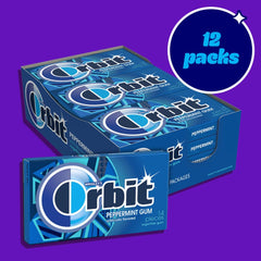Orbit pieza envuelta individualmente destacando higiene y conveniencia