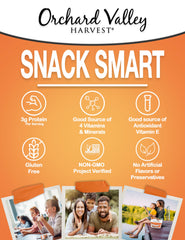 Orchard Valley Harvest pepitas en primer plano destacando su frescura
