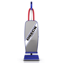 Oreck Commercial XL vista frontal mostrando su cabezal robusto y su potencia