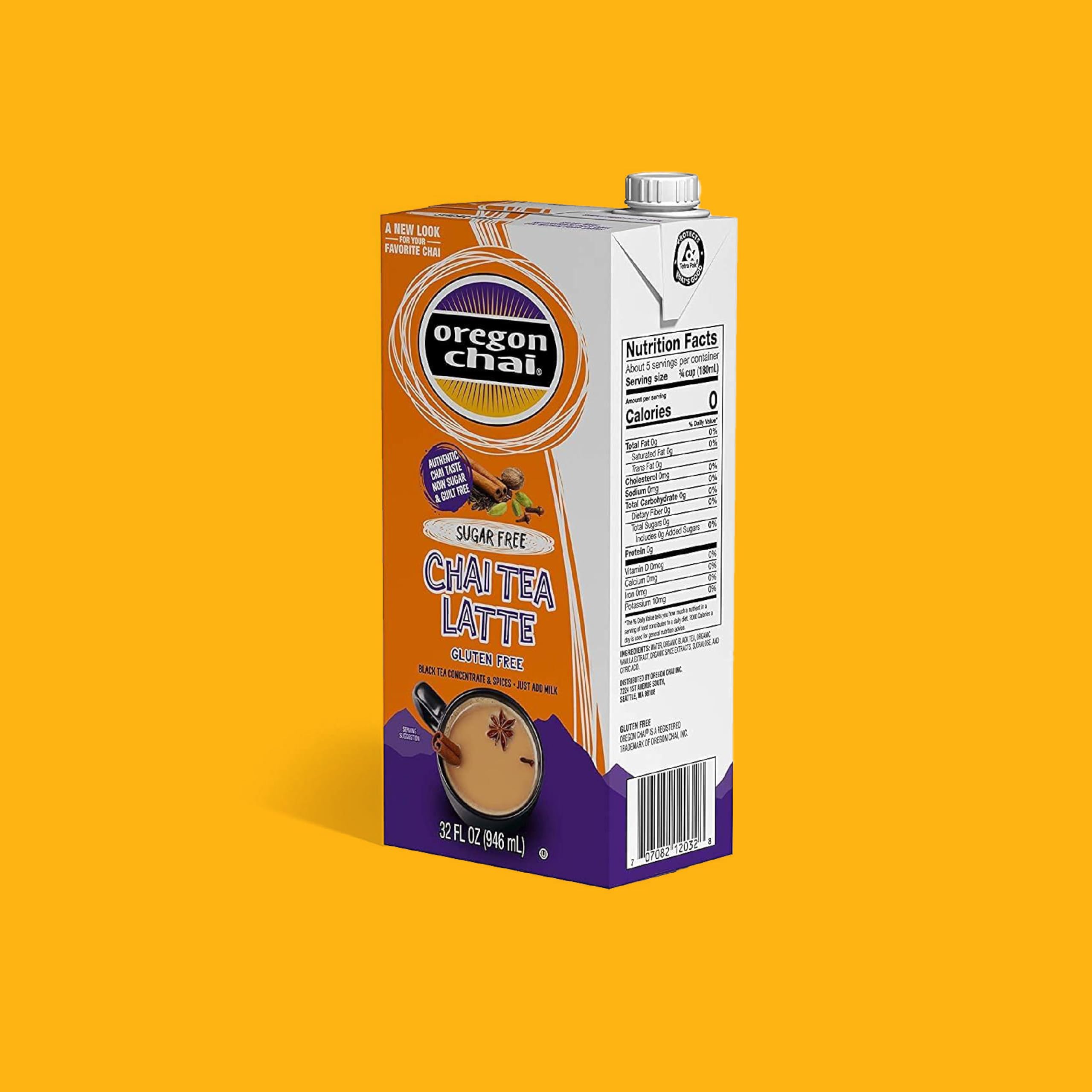 Oregon Chai escena de desayuno estilo de vida mostrando uso cotidiano
