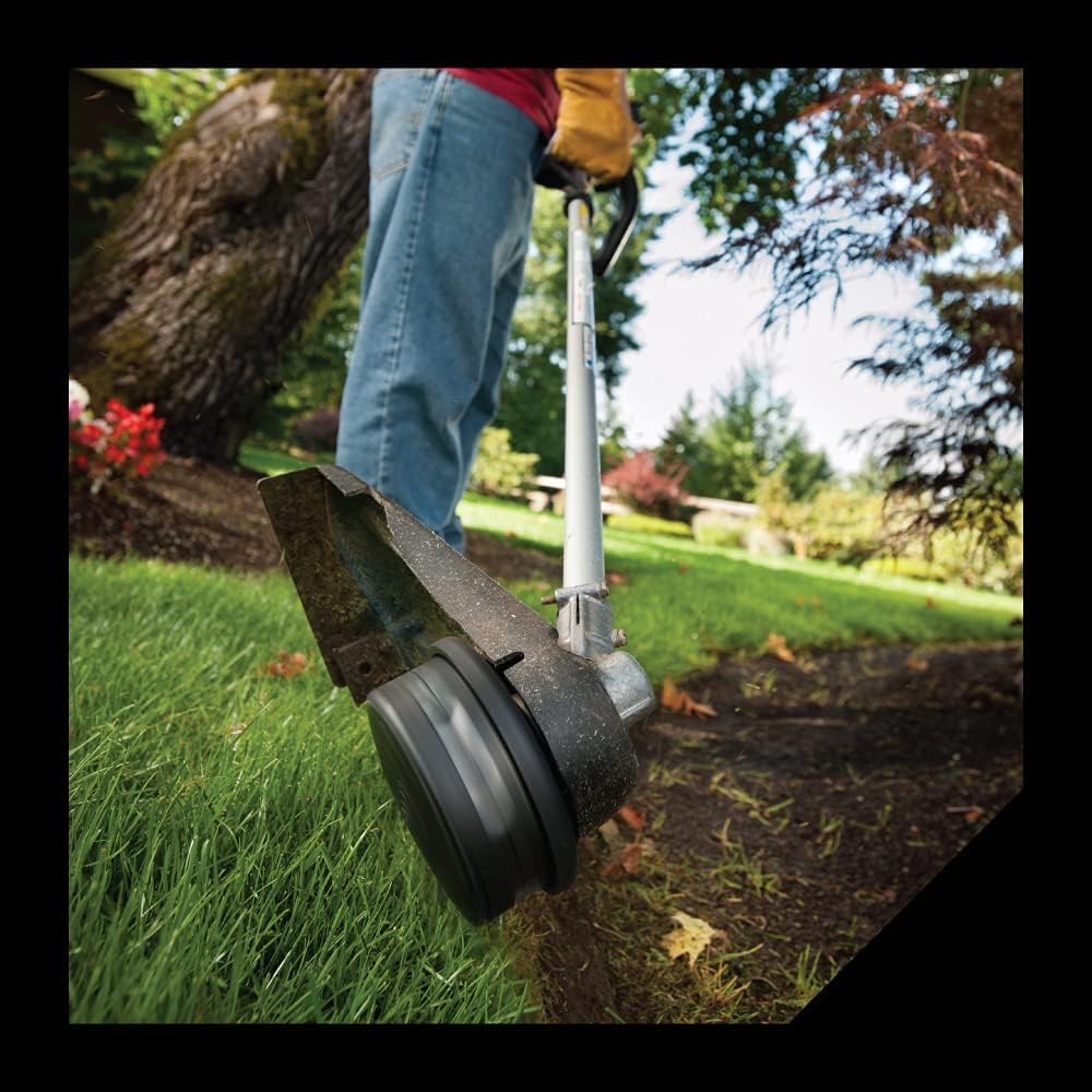 Oregon Magnum Gatorline comparación de tamaño con una regla para referencia