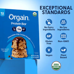 Orgain paquete en mano listo para llevar y facilitar tu día