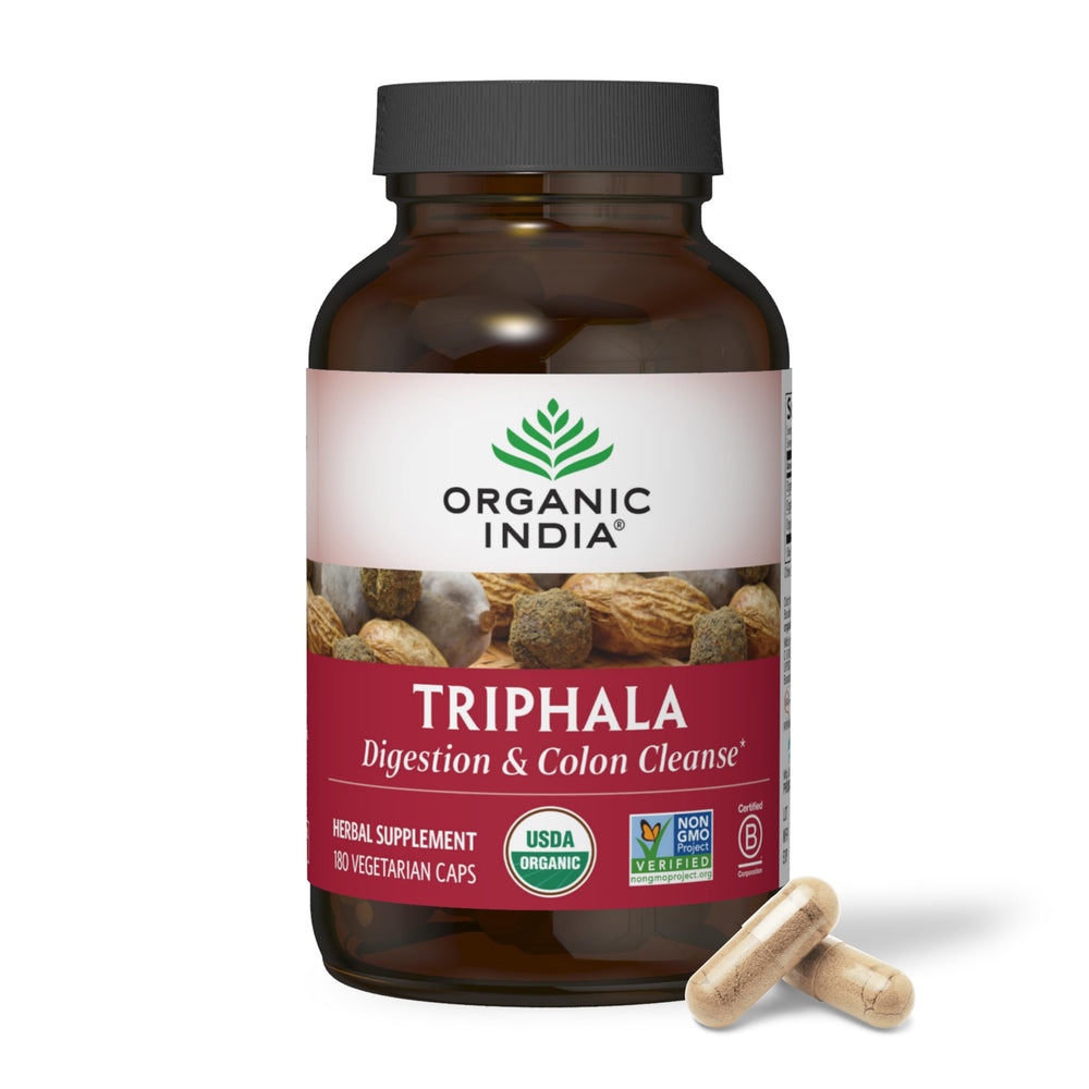 Organic India producto en cocina natural aportando tranquilidad diaria