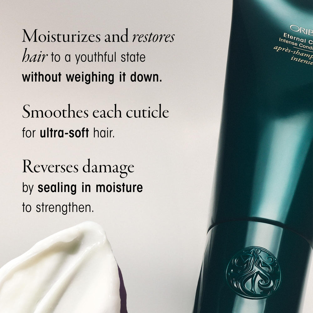 Oribe Eternal Curls 6.8oz comparado con objeto para visualizar tamaño práctico