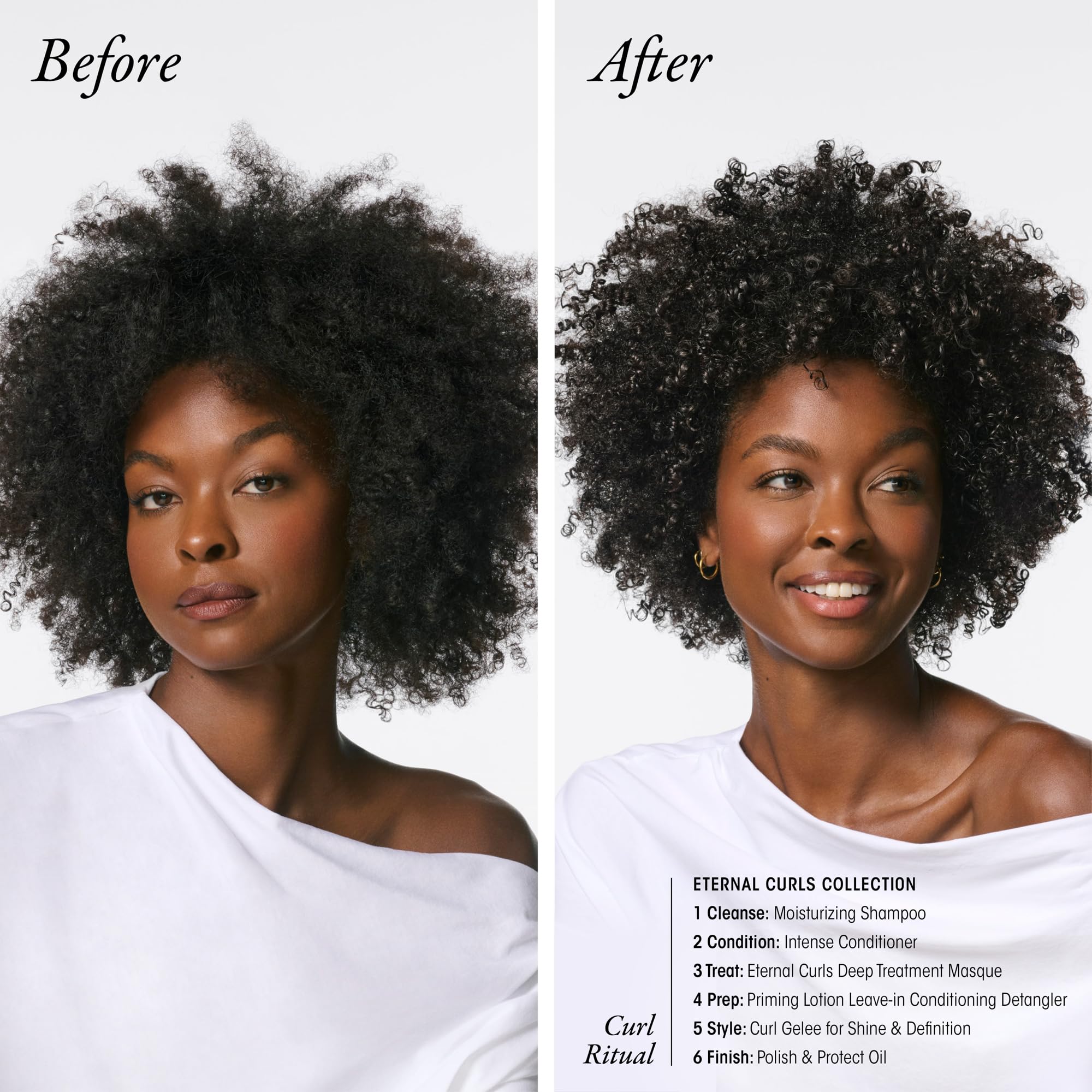 Oribe Eternal Curls cierre y etiqueta en detalle, confirma instrucciones claras
