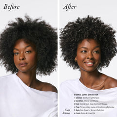 Oribe Eternal Curls cierre y etiqueta en detalle, confirma instrucciones claras
