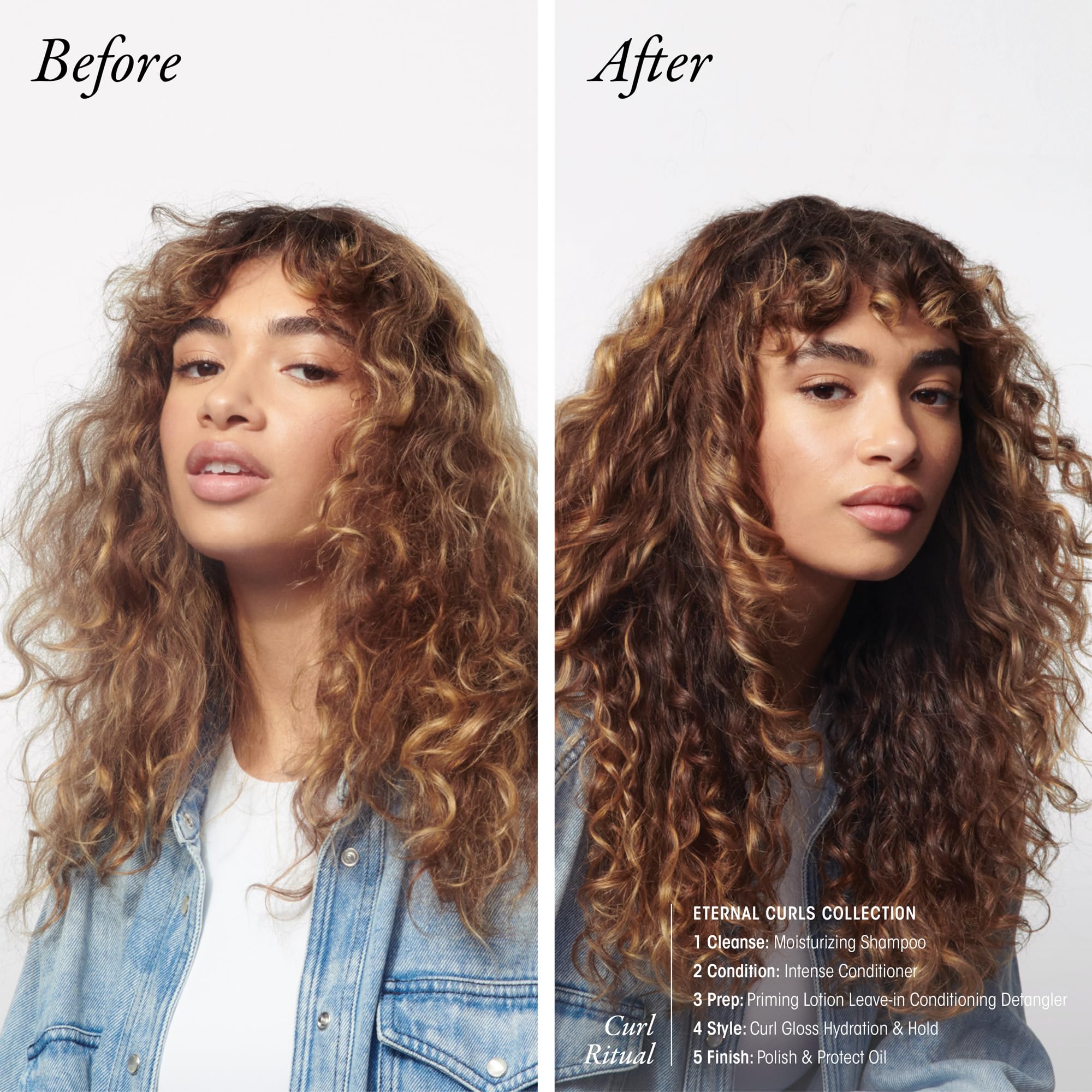 Oribe Eternal Curls aplicado tras el champú para desenredar y suavizar mechones