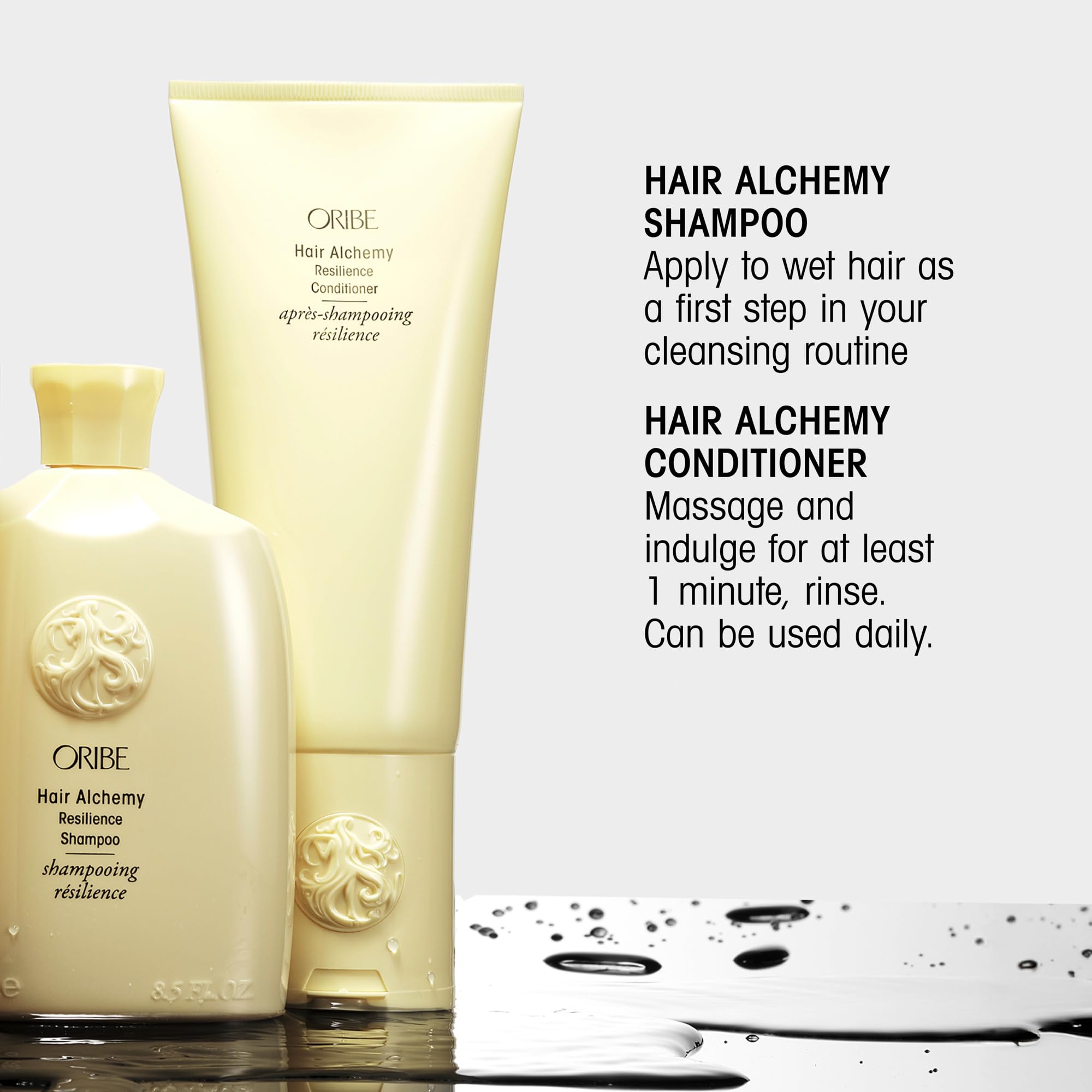Oribe Hair Alchemy sistema completo con acondicionador y suero para resultados