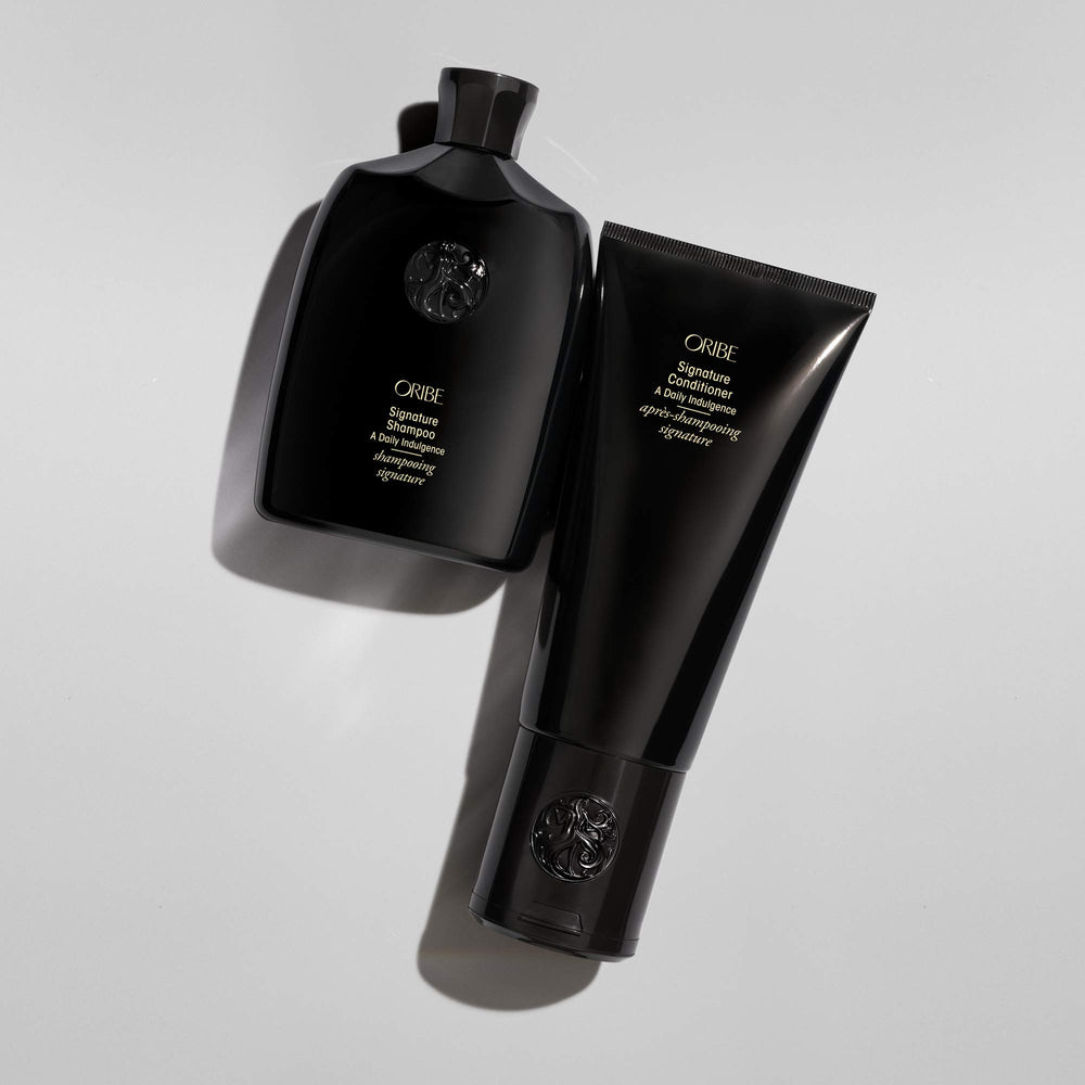 Oribe acondicionador comparación de tamaño 200 ml práctico viaje