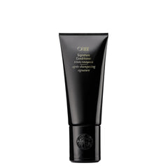 Oribe acondicionador frontal muestra envase y lujo