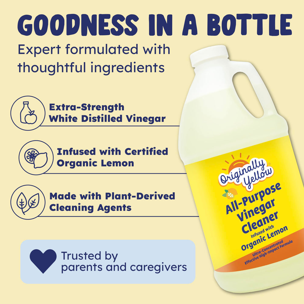 Originally Yellow etiqueta legible con ingredientes y beneficios