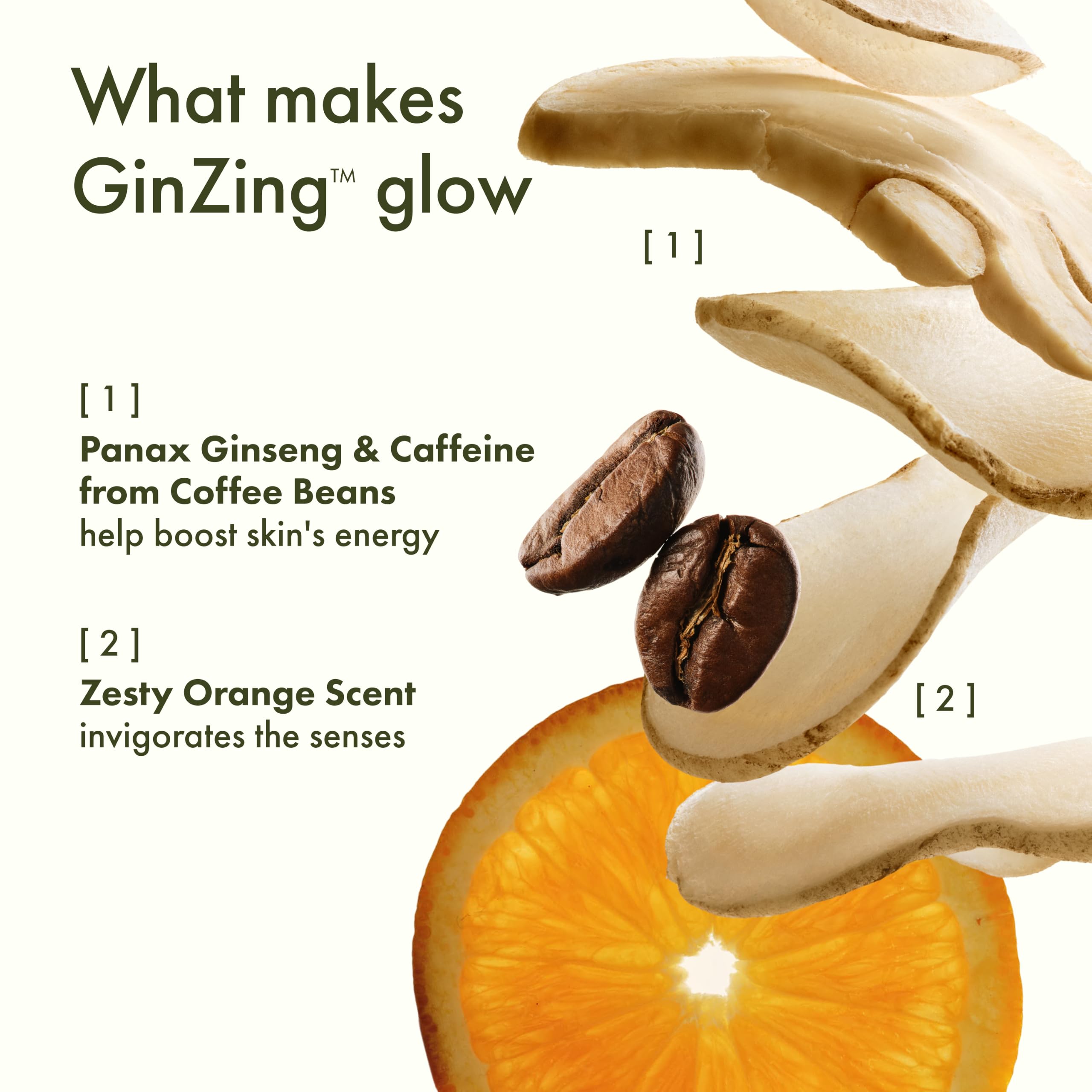 Origins GinZing envase 1.7 Fl Oz para referencia de tamaño práctico