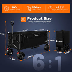 Originsure wagon folded compact in trunk for easy transport