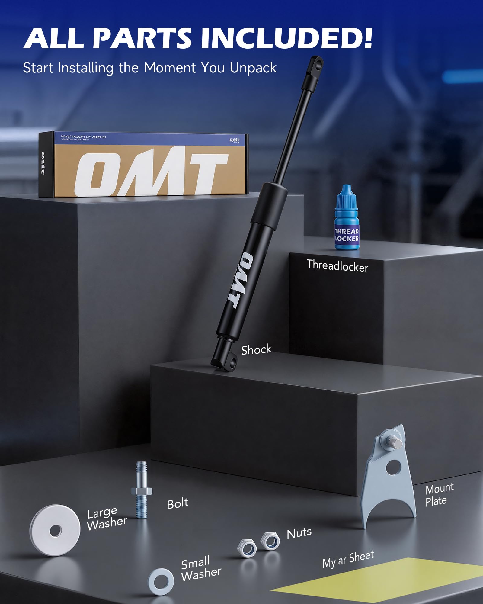 Orion Motor Tech comparación de tamaño mostrando escala y facilidad de montaje