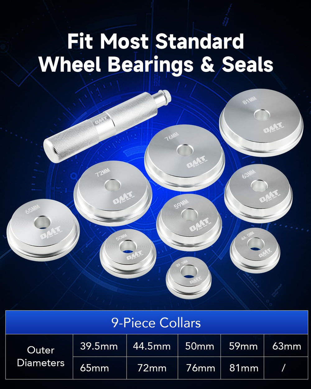 Orion Motor Tech primer plano de adaptadores dobles con ajuste preciso y durabilidad