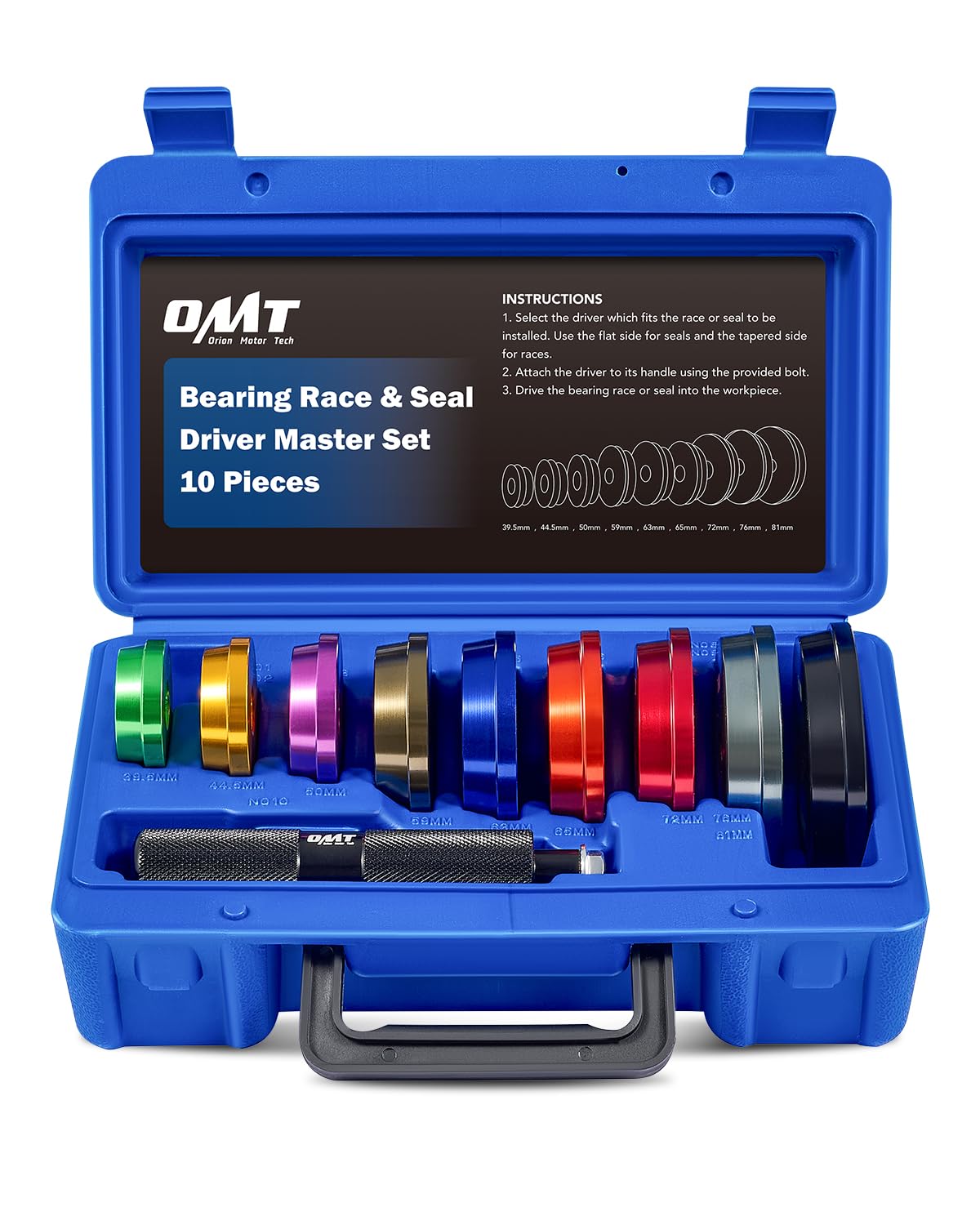Orion Motor Tech frontal del estuche compacto y portable para taller