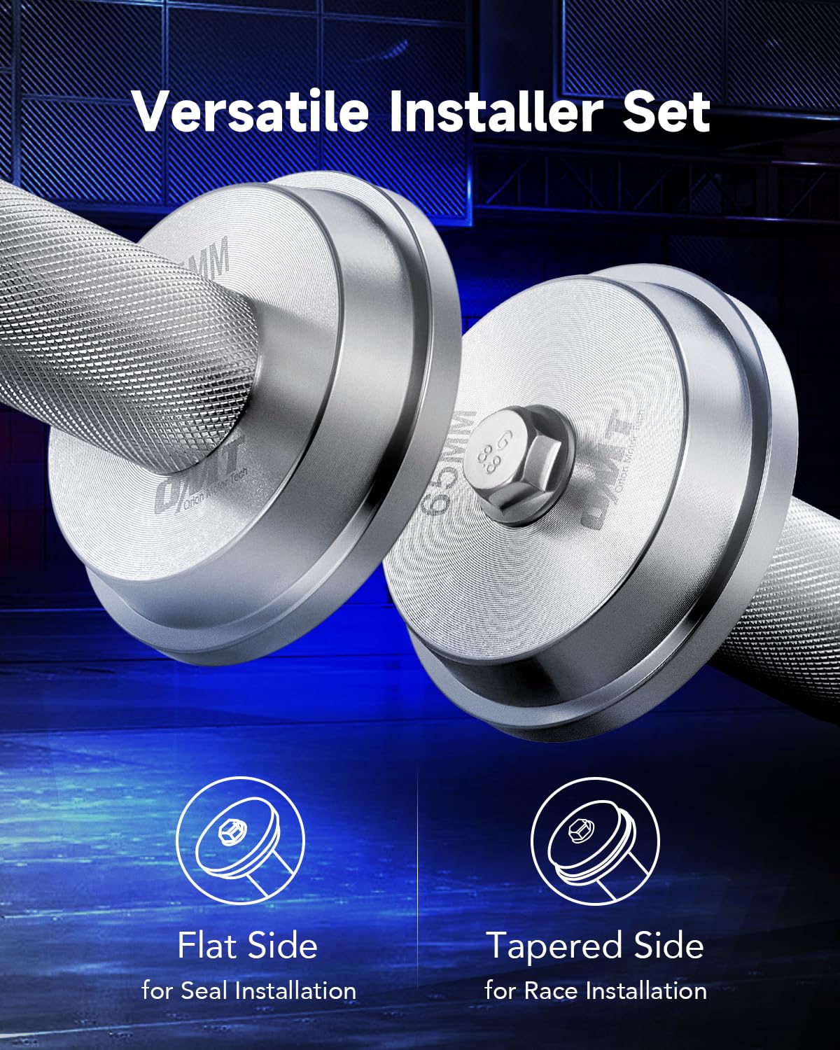Orion Motor Tech mango estriado mostrando agarre antideslizante para control