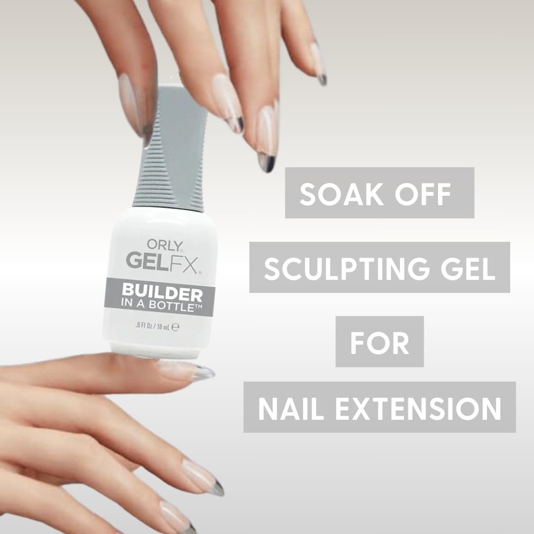 Orly textura del gel mostrando autonivelado y fácil esculpido