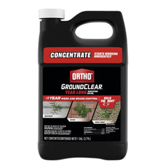 Ortho frasco concentrado 1 gal mostrando etiqueta y uso fácil