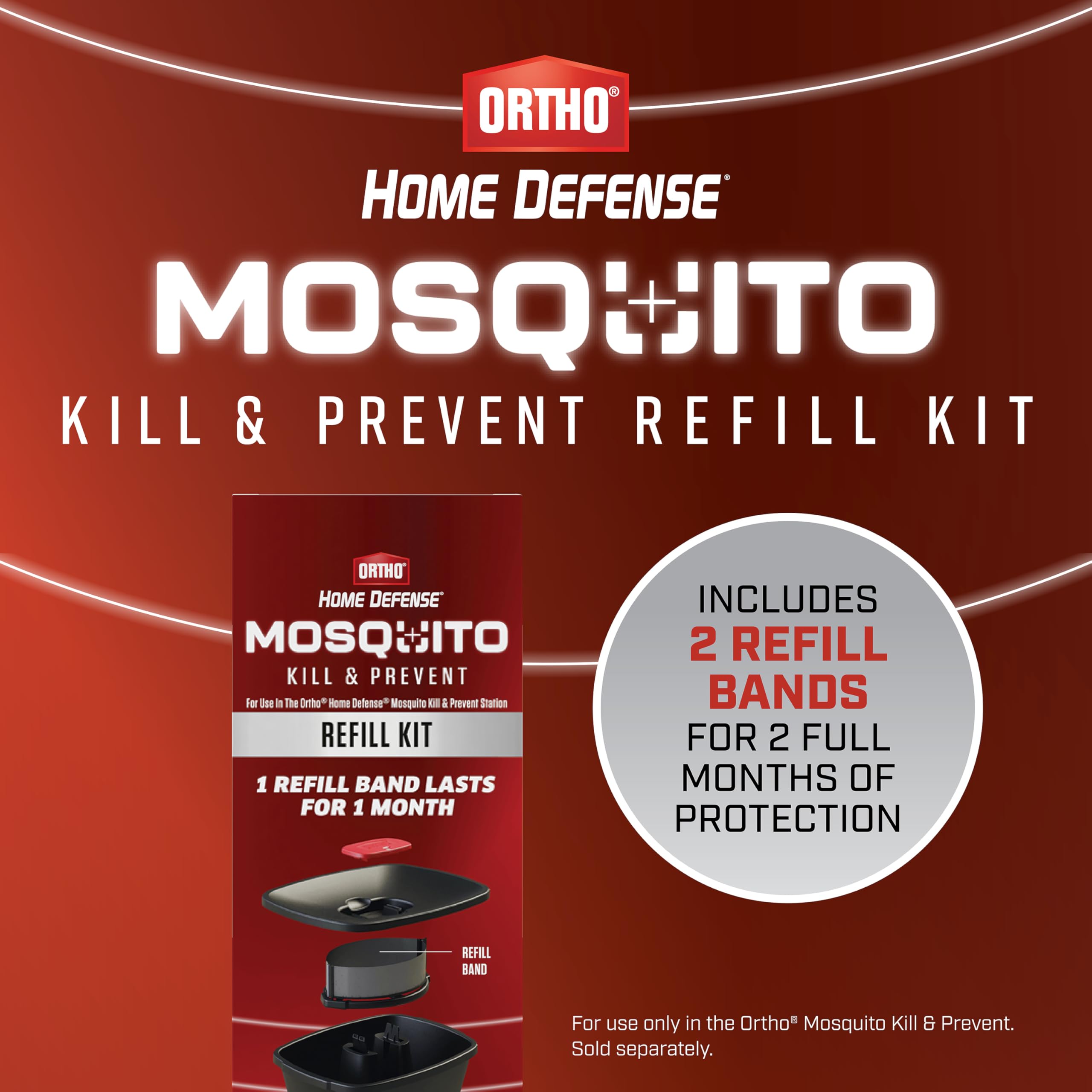 Ortho contenido del kit con dos bandas, polvo y tabletas para mantenimiento