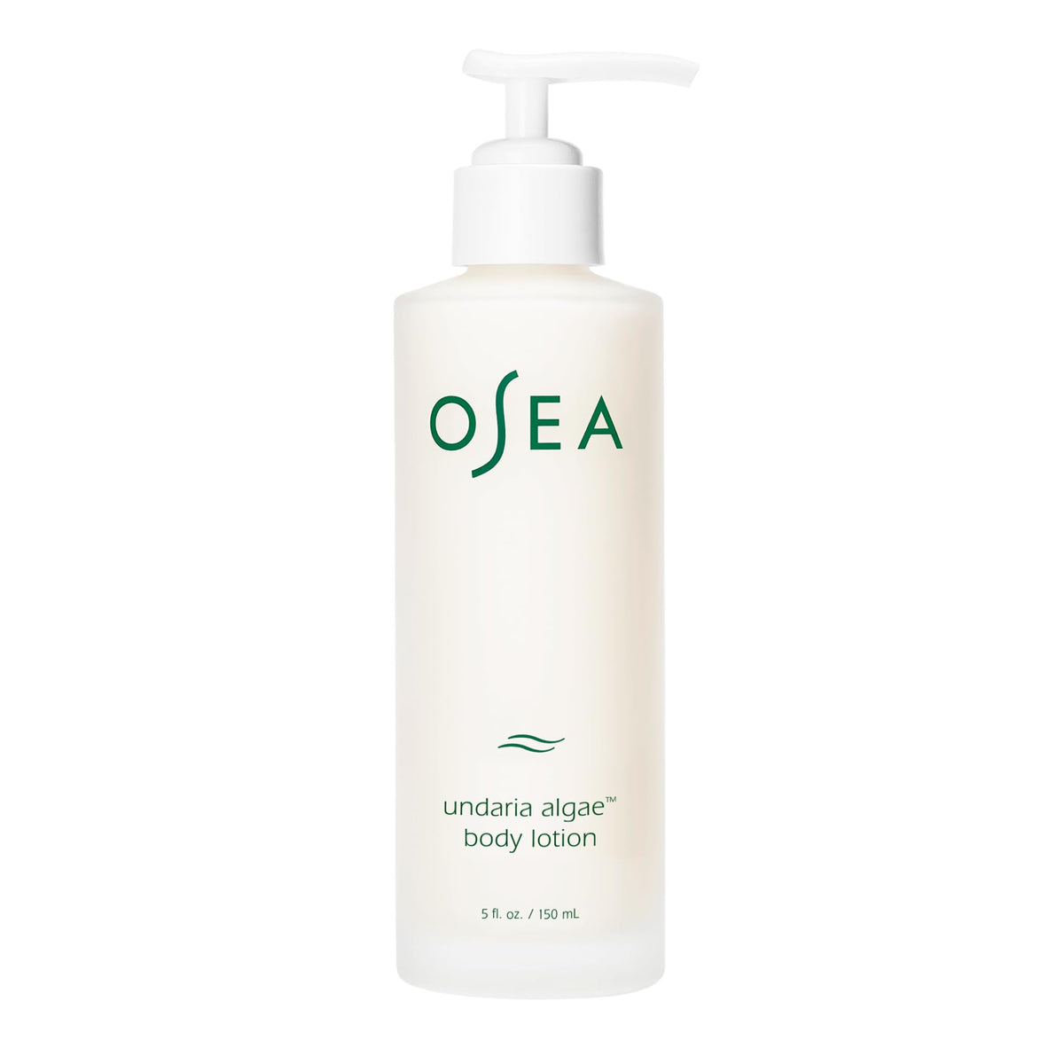 OSEA envase frontal de loción Undaria mostrando diseño y beneficio hidratante