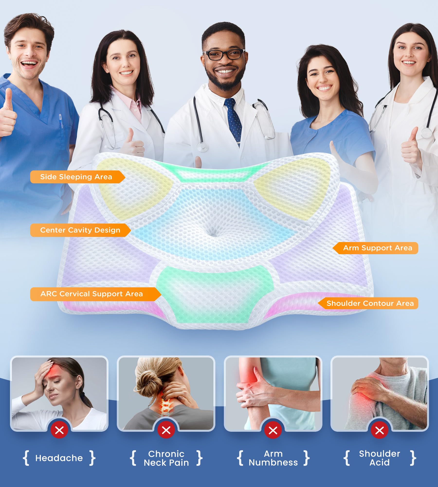 Osteo funda 3D transpirable mostrando textura y beneficio de evacuación de calor