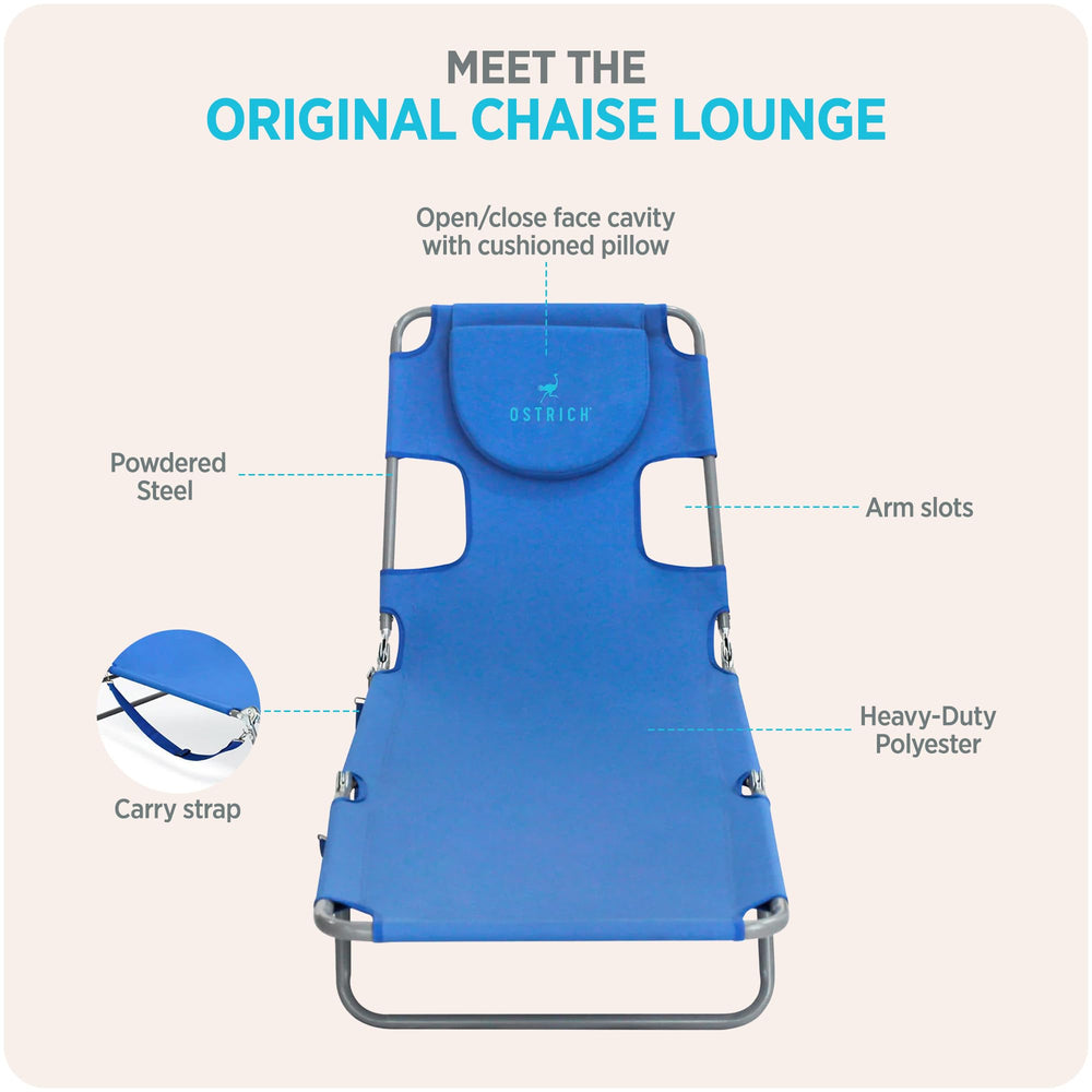 Ostrich chaise tejido de poliéster resistente al uso exterior y fácil limpieza