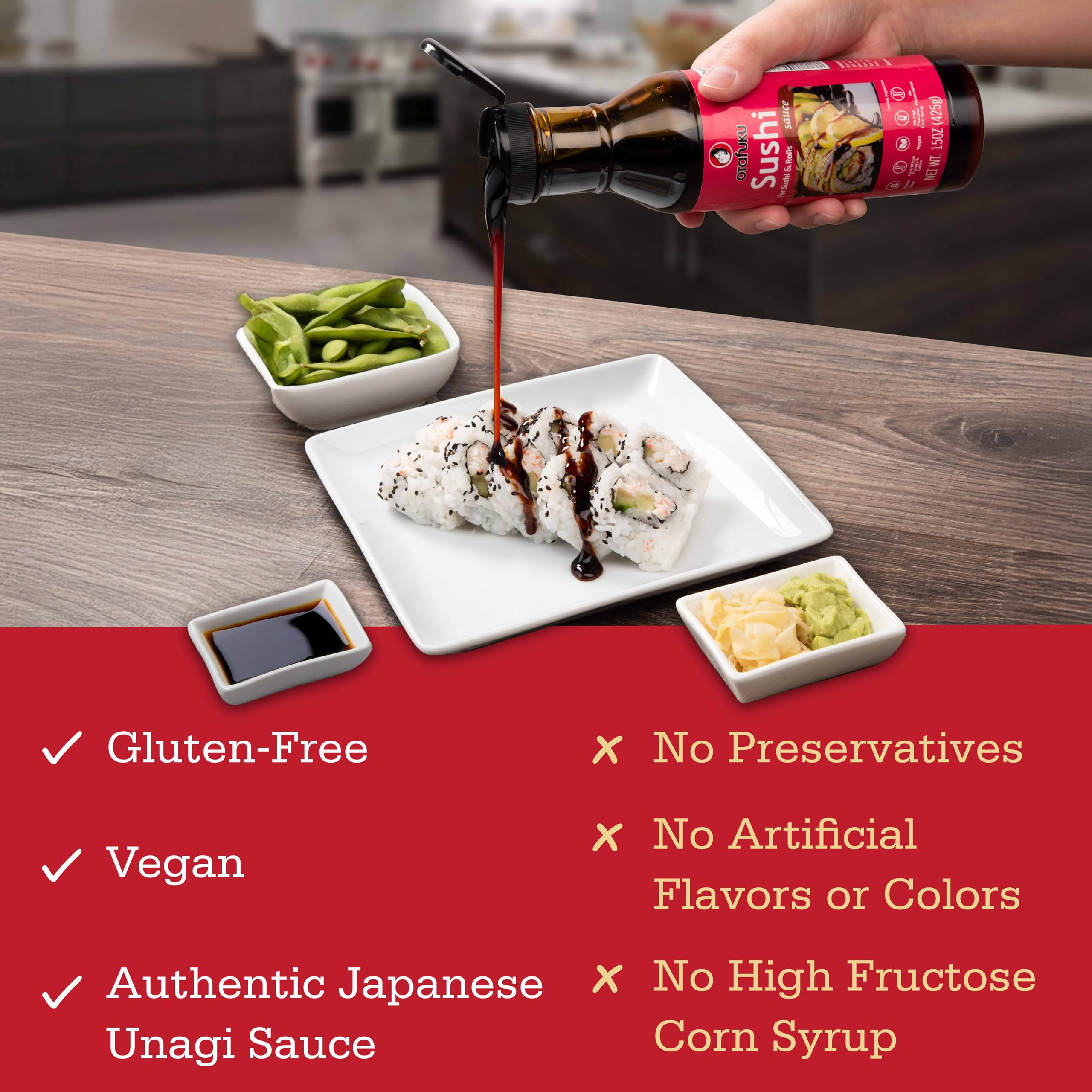 Detalle de la etiqueta Otafuku con ingredientes, transparencia y confianza