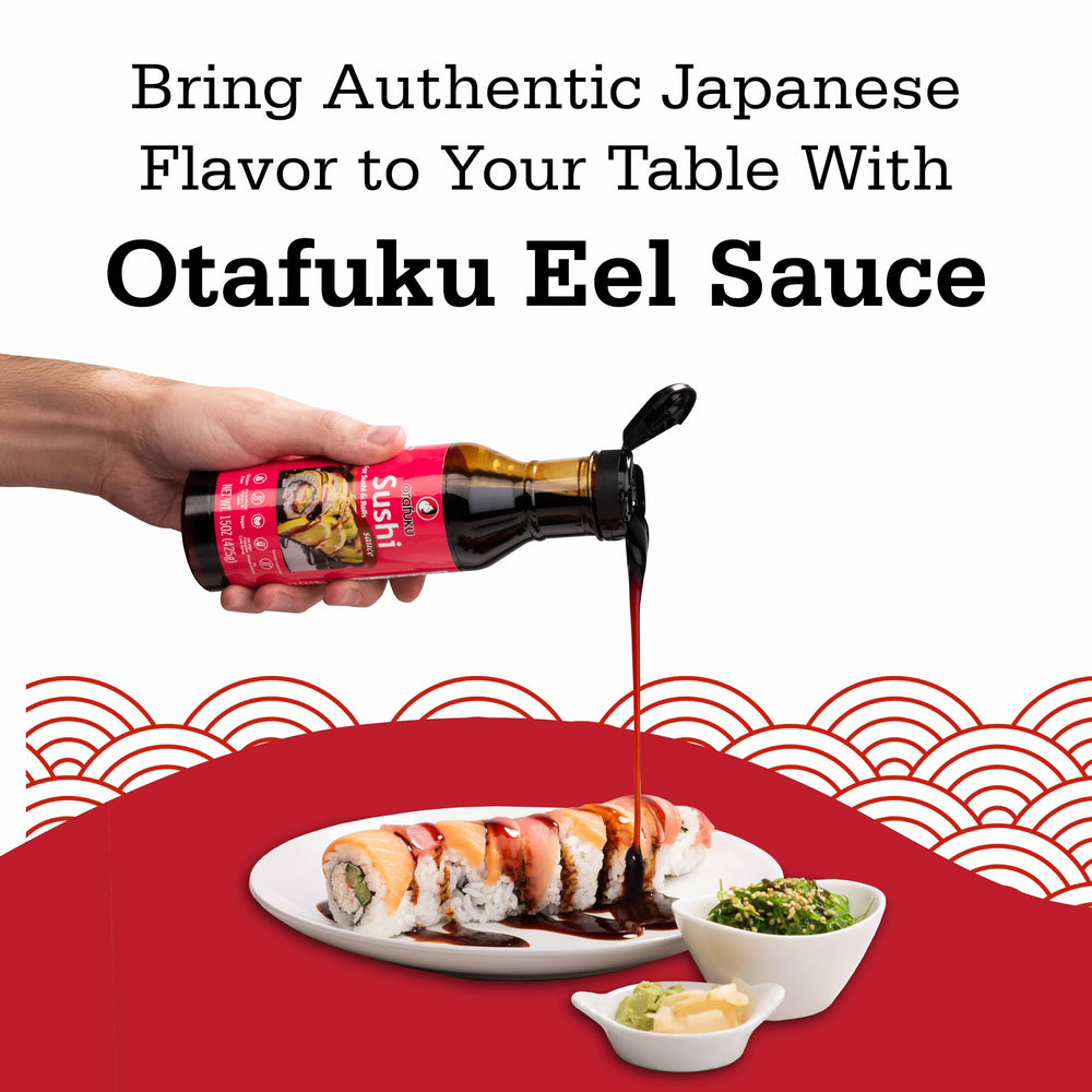 Primer plano de textura espesa de Otafuku unagi, consistencia ideal para glasear