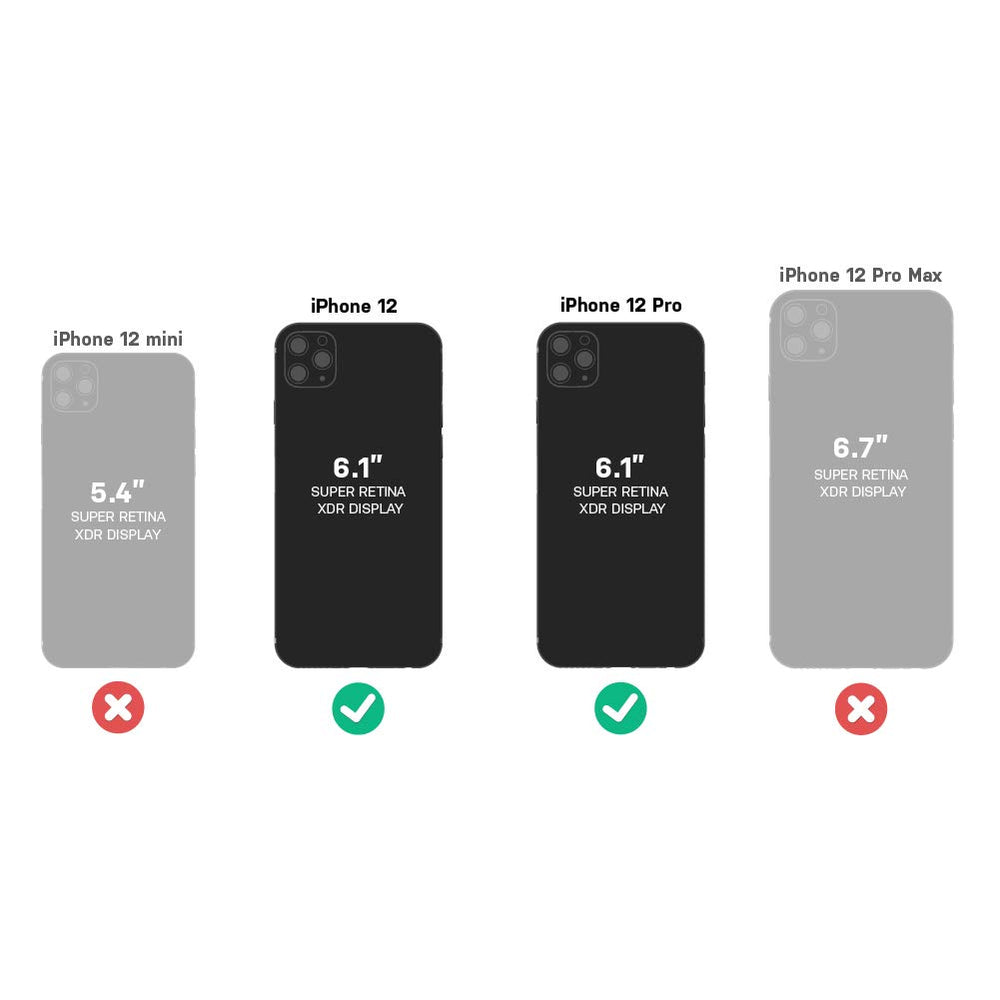 OtterBox comparativa de tamaño junto a iPhone para referencia