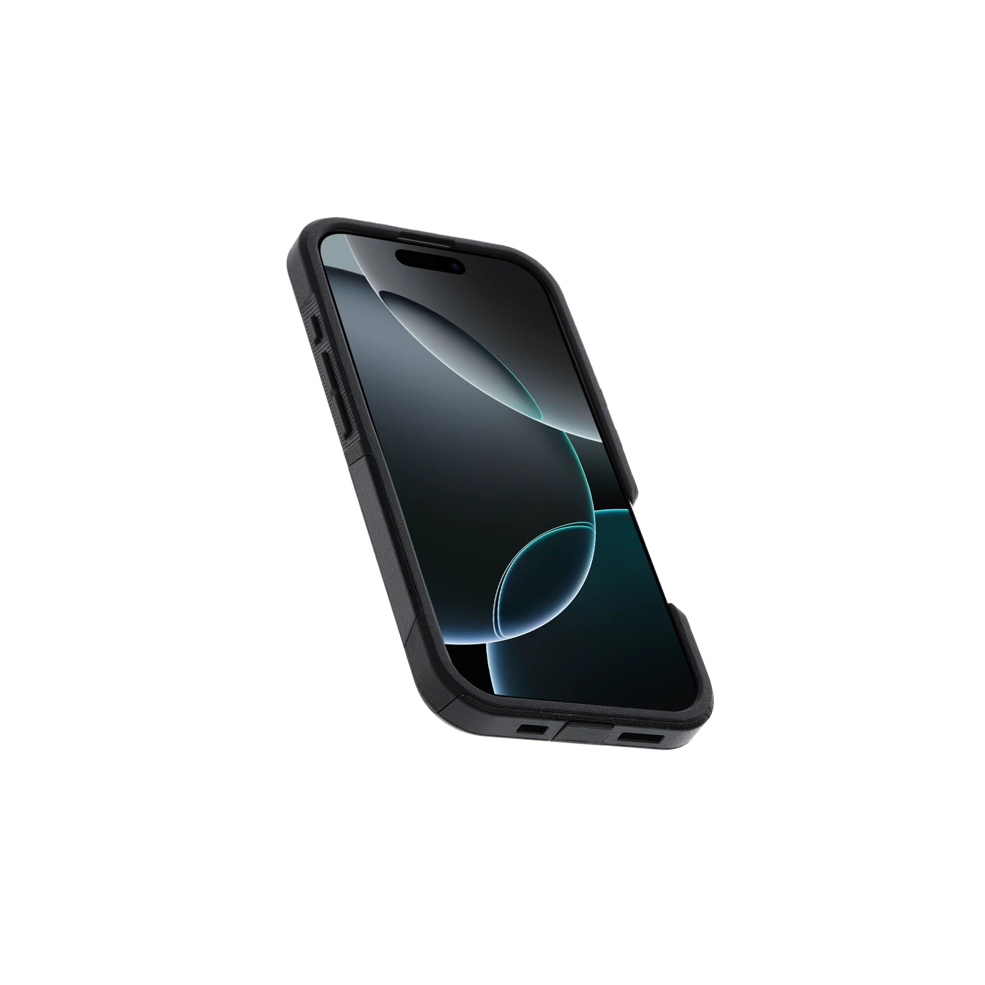 OtterBox funda dentro de bolsillo mostrando tamaño compacto y portabilidad