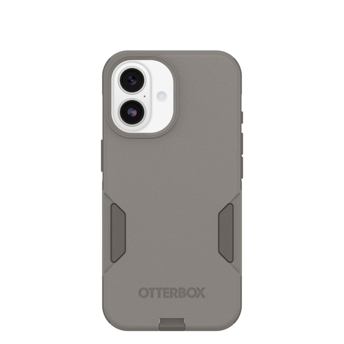 OtterBox vista frontal de la funda gris con ajuste perfecto y protección