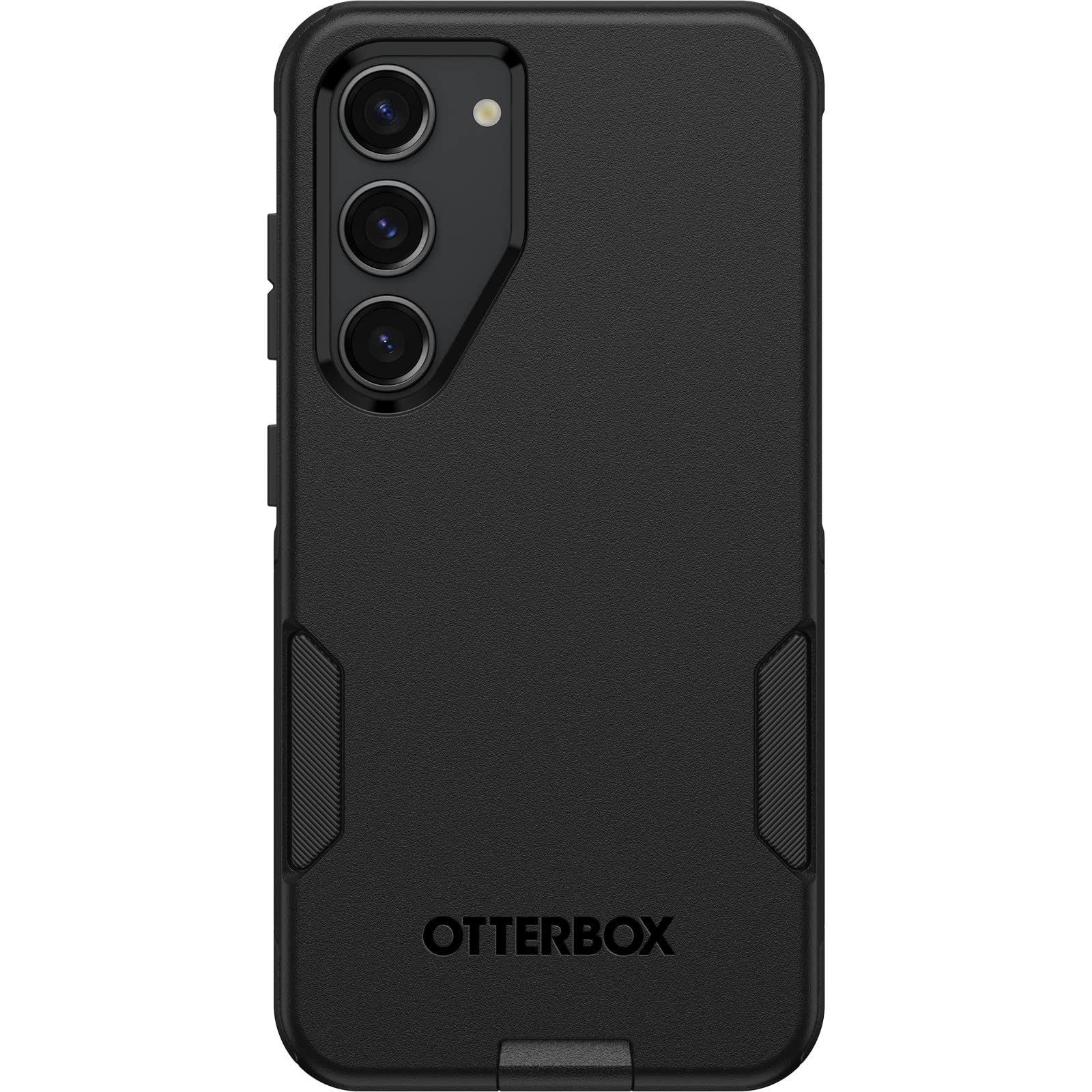 OtterBox vista lateral con botones cubiertos y respuesta táctil segura