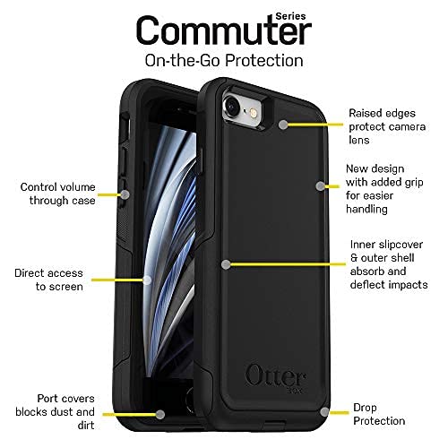 OtterBox vista lateral con botones cubiertos accesibles y sensibles