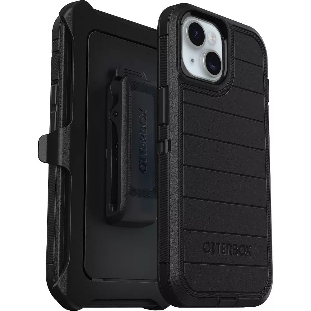 OtterBox vista frontal de la funda mostrando protección completa y ajuste preciso