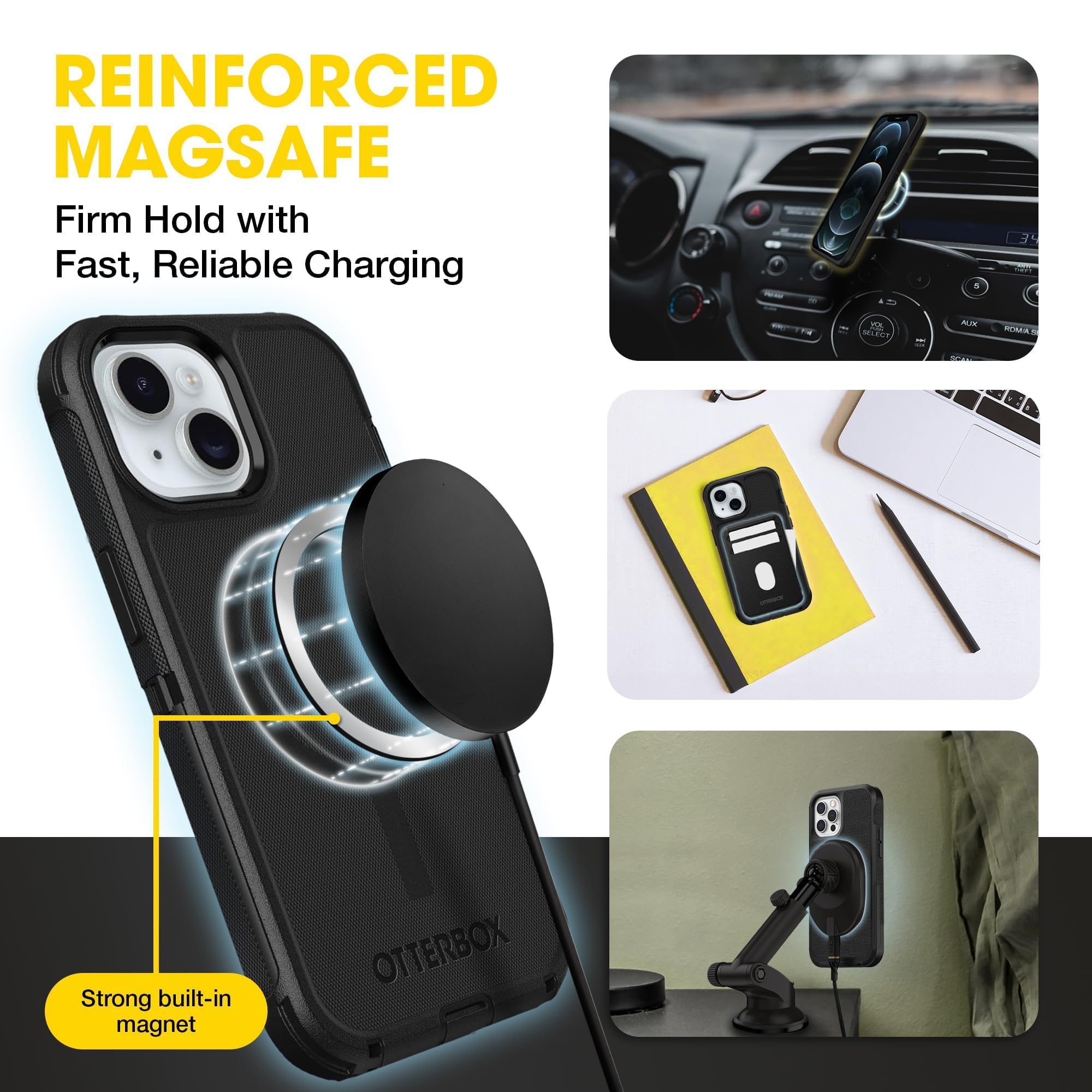 OtterBox funda en uso exterior para protección en movimiento