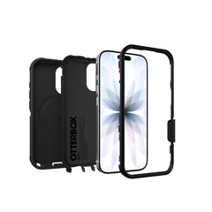 OtterBox vista lateral con cubiertas de puertos que bloquean polvo