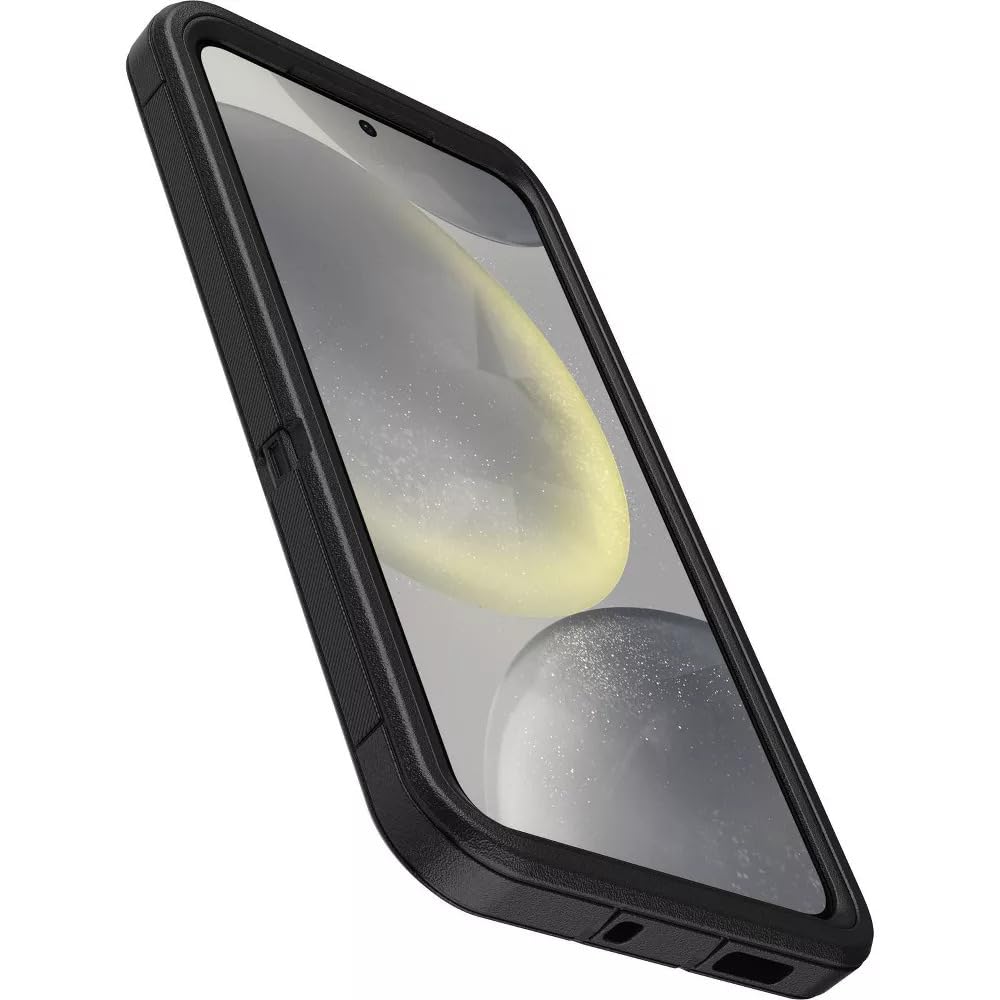 OtterBox funda en uso junto a cámara del Galaxy S24 protegiendo lentes