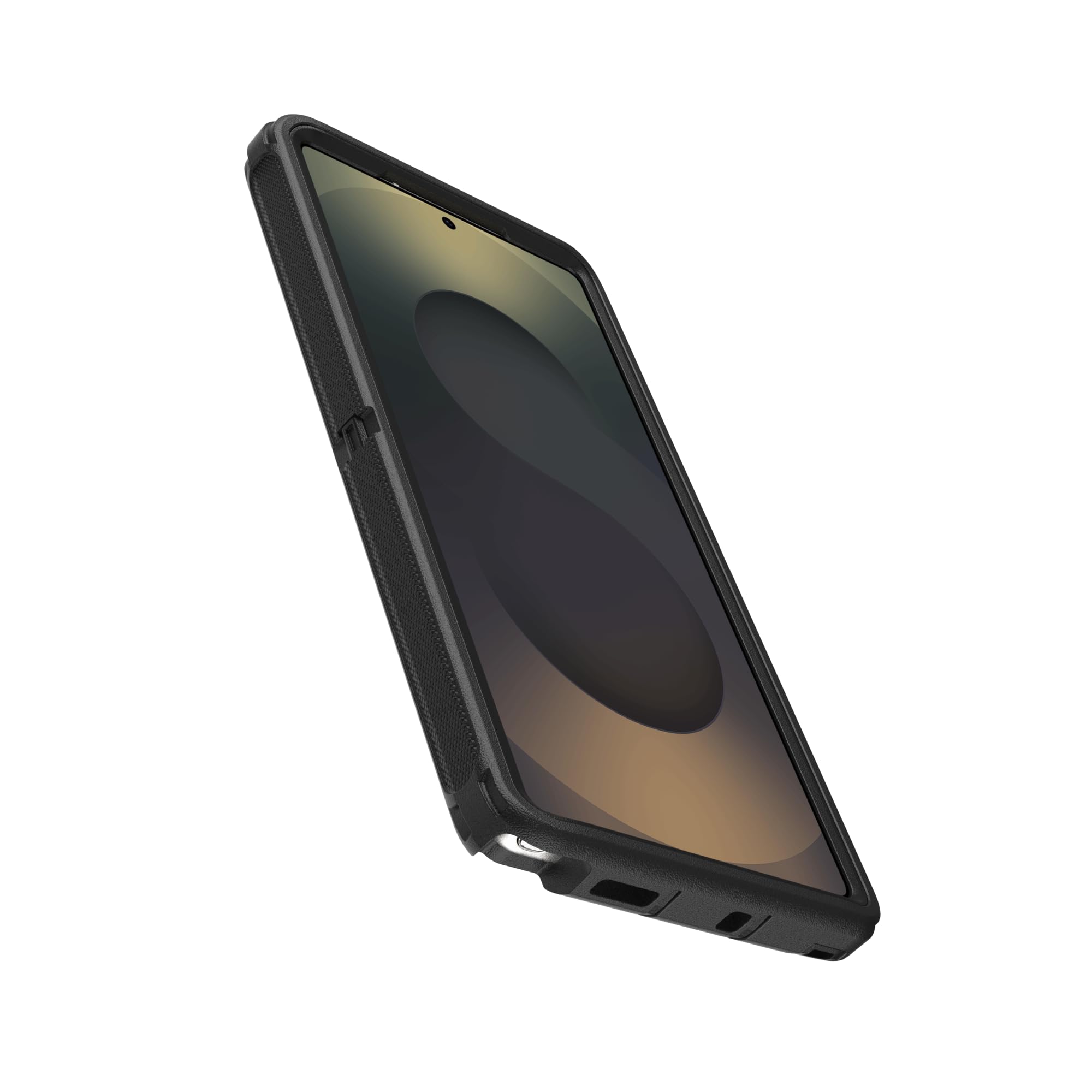 OtterBox funda en mano demostrando tamaño cómodo y uso diario