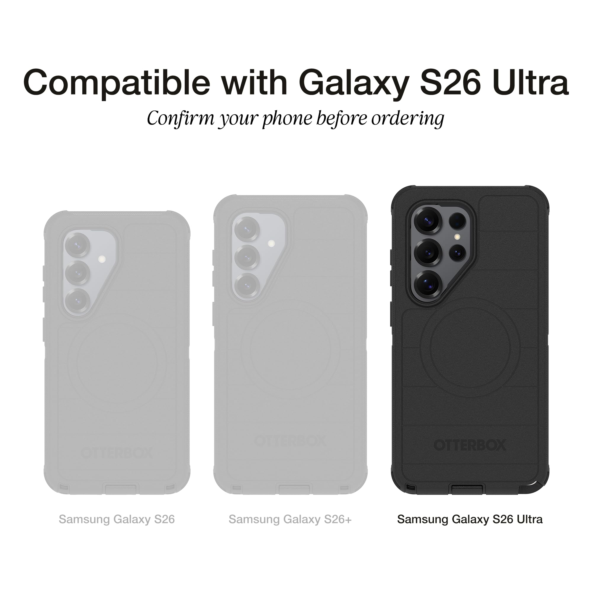 OtterBox detalle de textura antideslizante que mejora el agarre