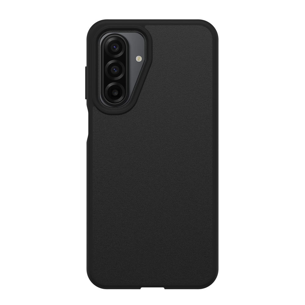OtterBox funda frontal transparente mostrando ajuste preciso y estética