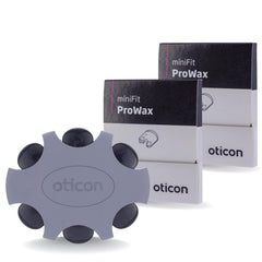 Otto Tech Oticon paquete frontal con 12 filtros Minifit ProWax para reemplazo confiable
