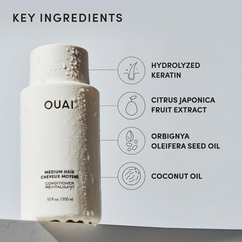 OUAI comparación de tamaño junto a objeto cotidiano para referencia de 10 oz