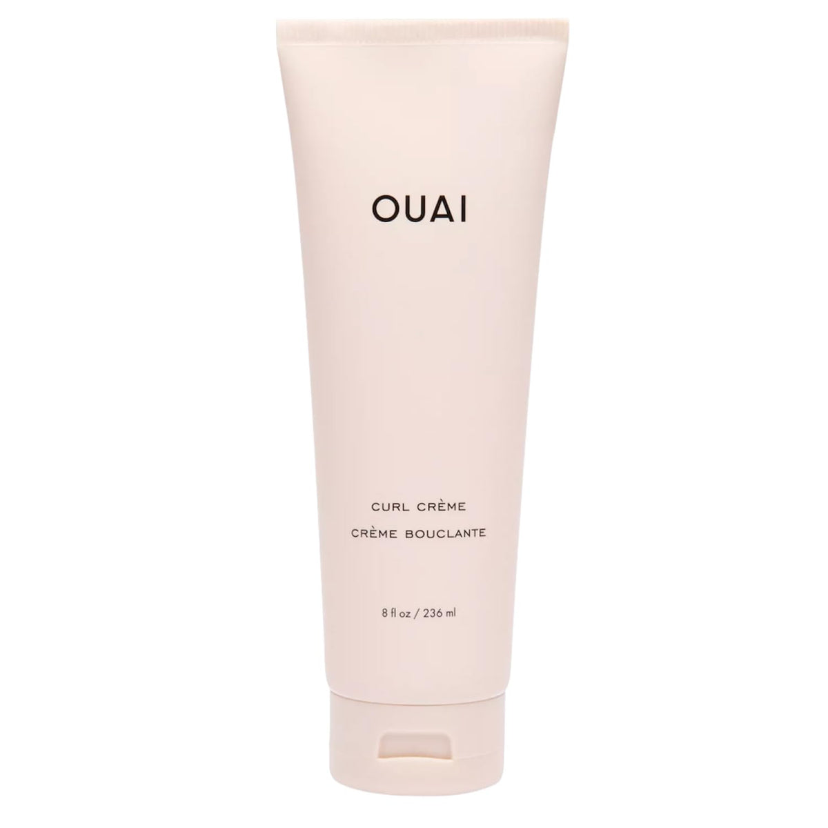OUAI bote frontal del producto mostrando diseño y tamaño práctico
