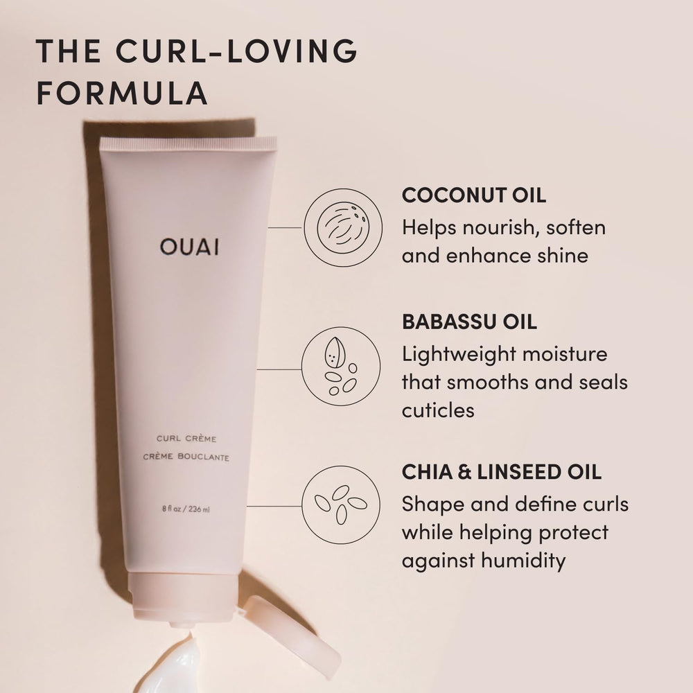 OUAI etiqueta con ingredientes visibles y lectura fácil